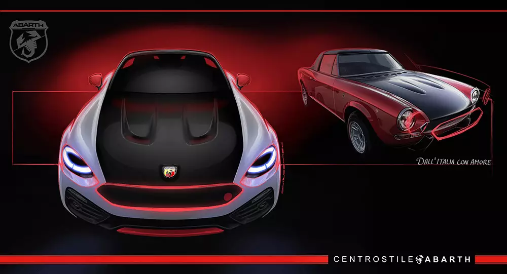 Abarth 124 Скица на пајакот