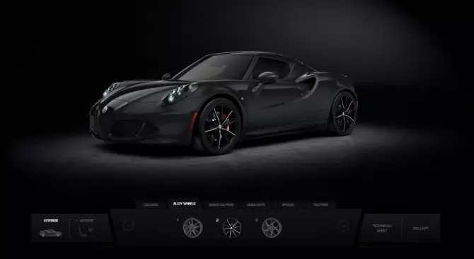 Alfa Romeo 4C - ဂျိမ်း