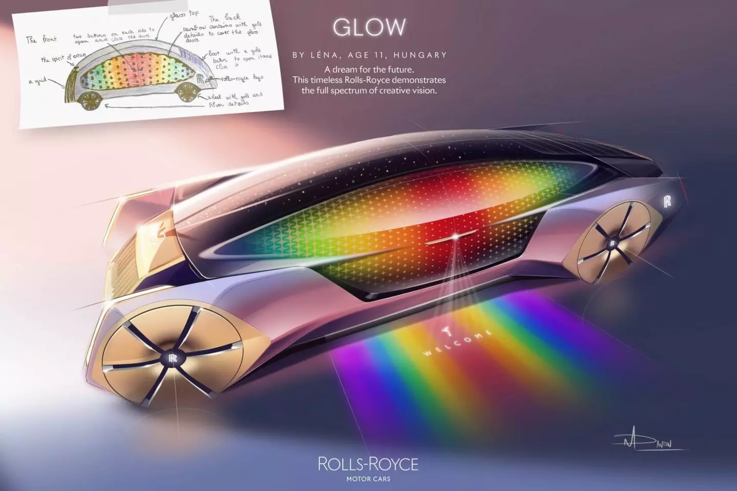 Lomba menggambar Rolls-Royce