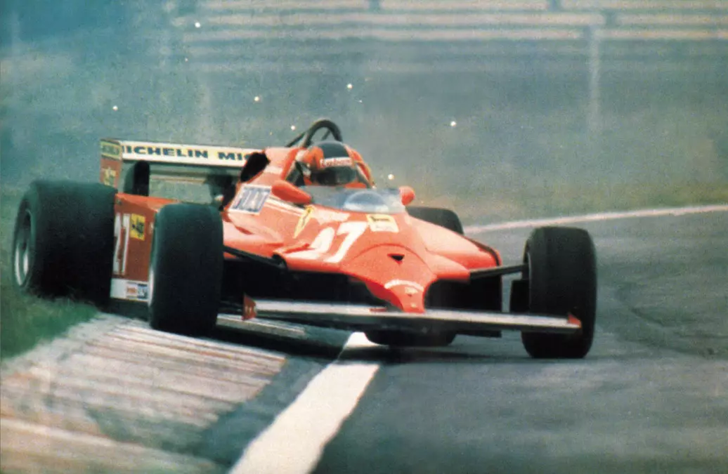 Феррари контролендә gilles villeneuve