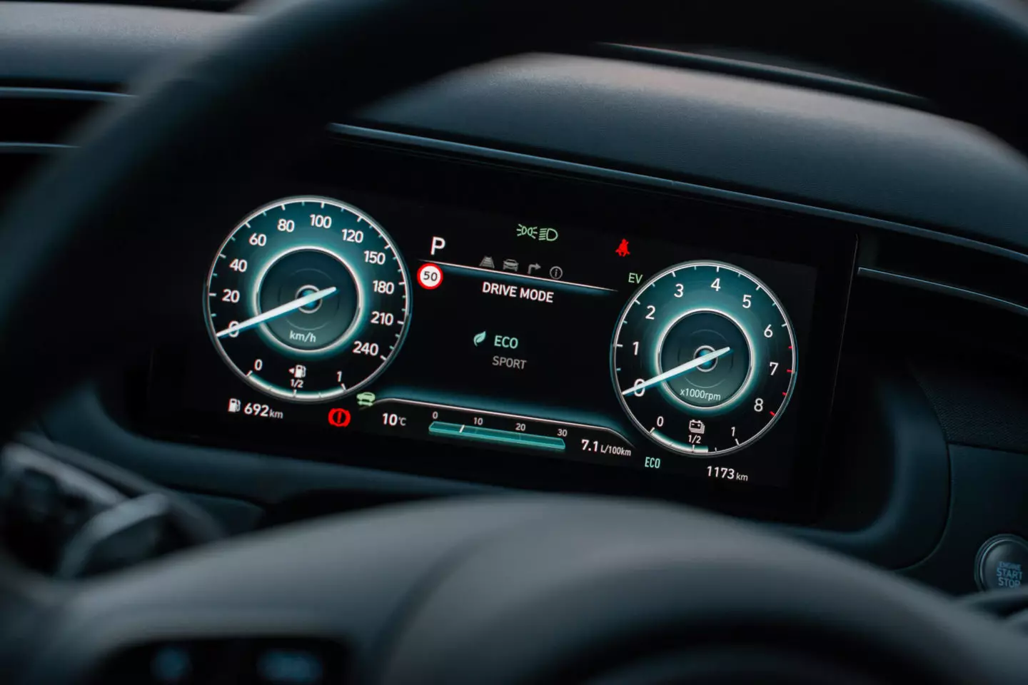 Digital Dashboard, Eco Mode