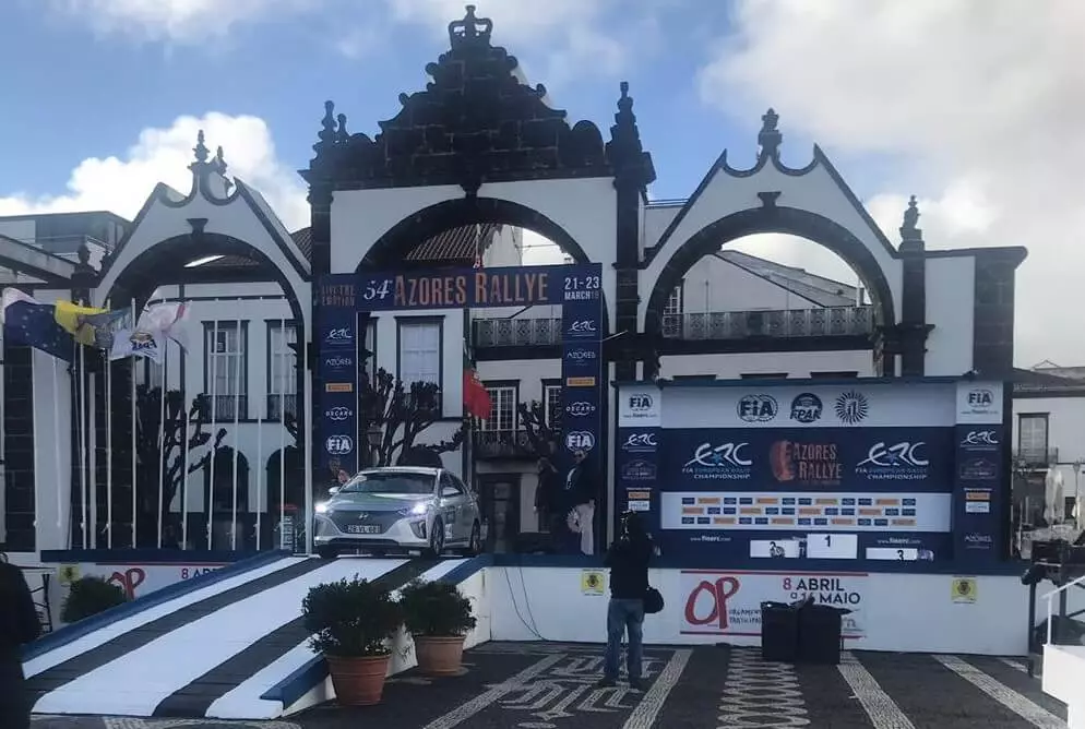 हुन्डाई Ioniq इलेक्ट्रिक Azores e-Rallye