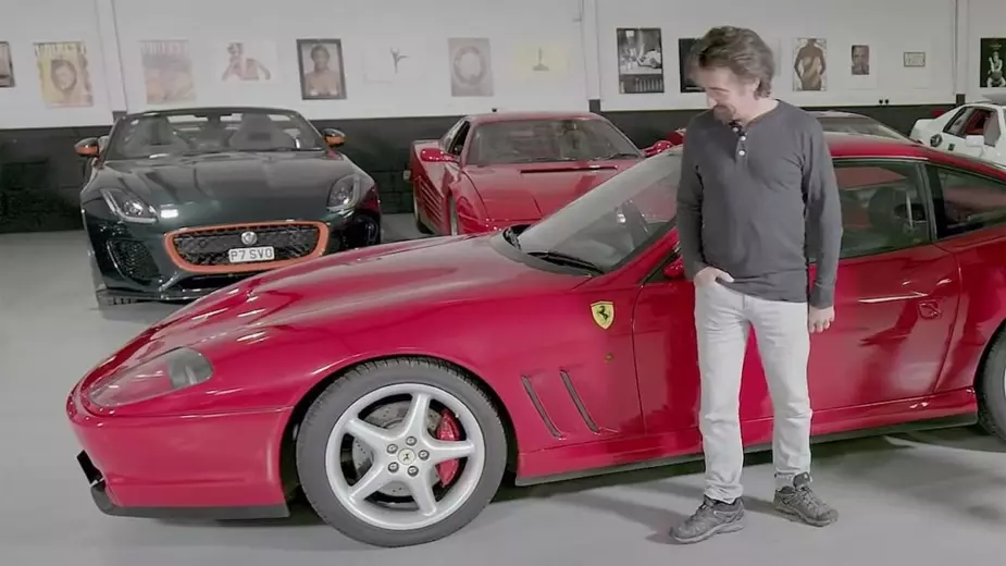 Richard Hammond sai taaskohtumise oma Ferrari 550 Maranelloga, ainukesena, kes müümist kahetses