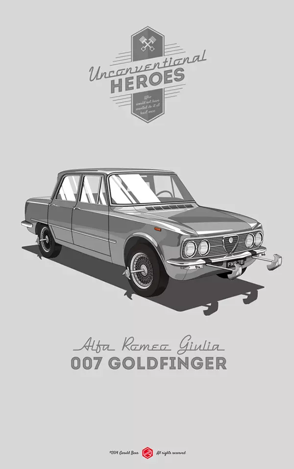 U-Alfa Romeo Giulia, 007 Goldfinger