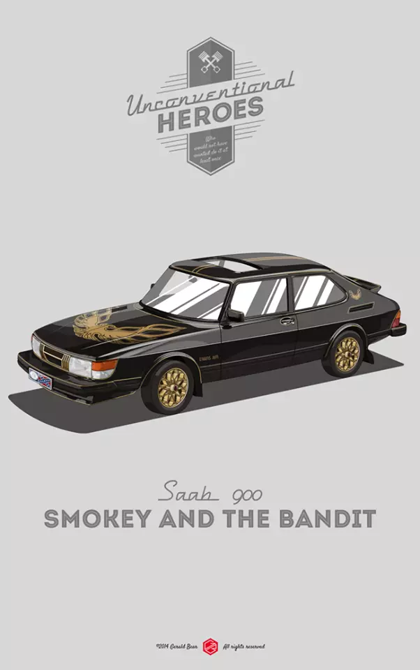 Saab 900, Smokey uye Bandit