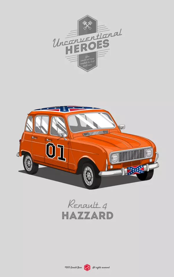 Renault 4L, Hazzard of Dukes