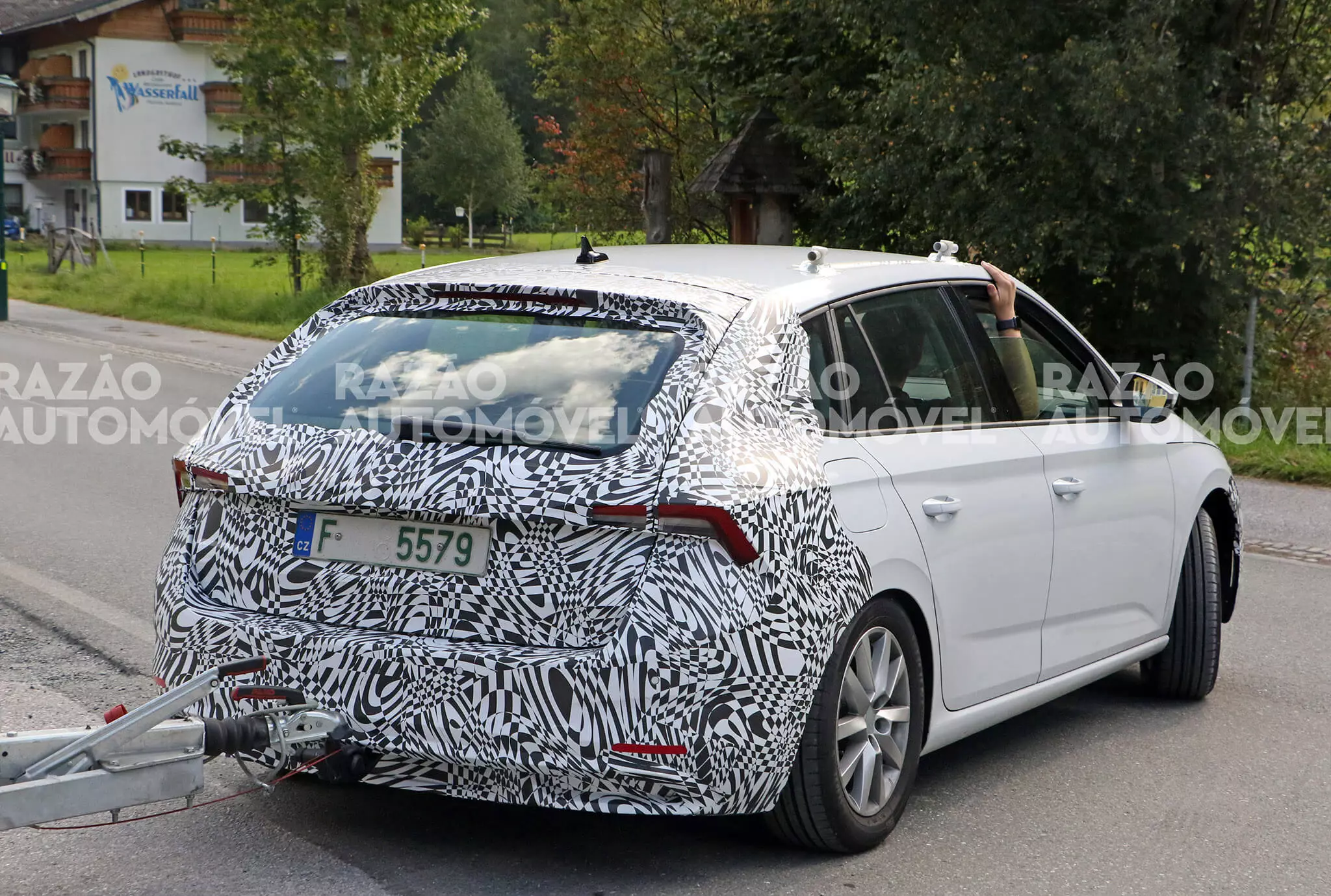 Skoda Scala spy photos