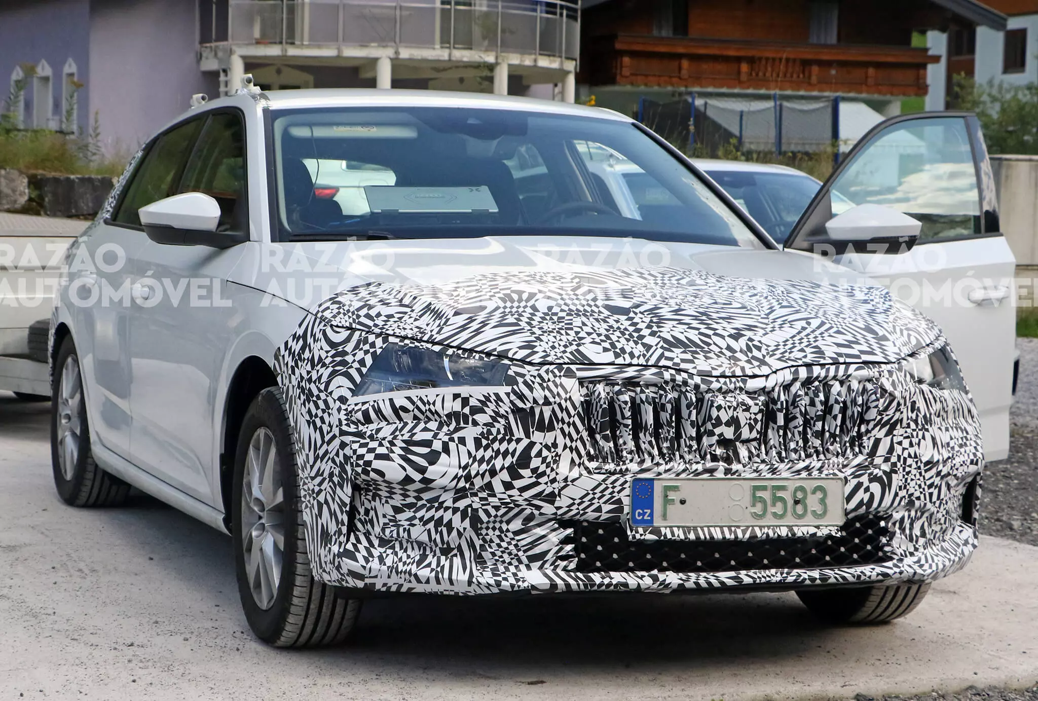 Skoda Scala spy photos