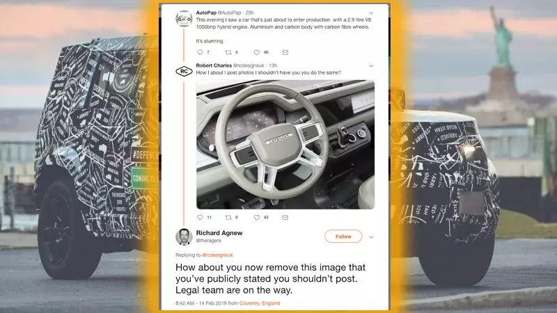 Land Rover Tweet Vojna