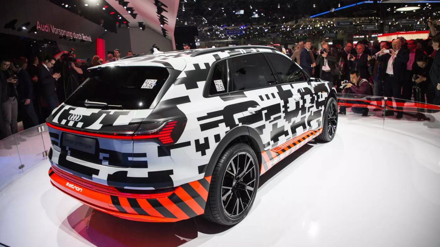 Audi e-tron Konsèp Jenèv 2018