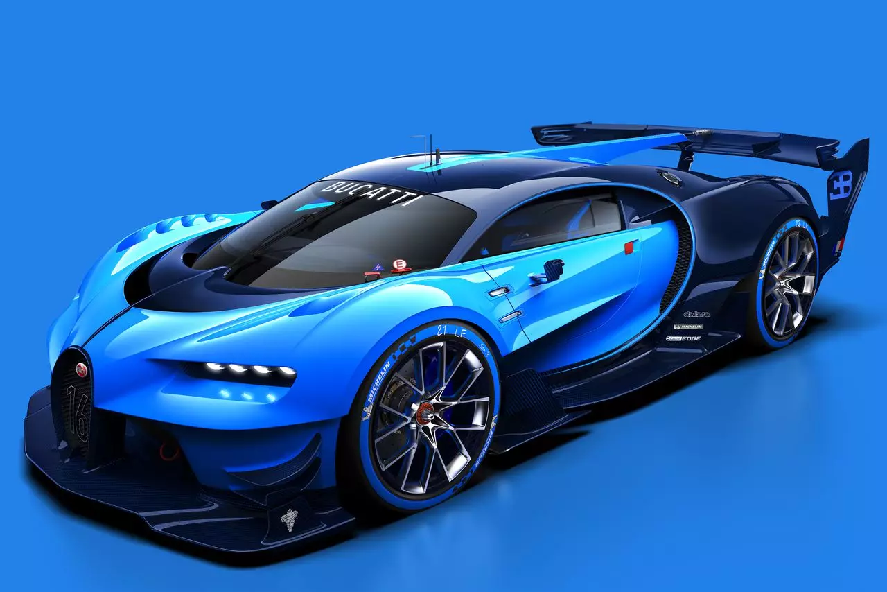 Gweledigaeth Bugatti Gran Turismo