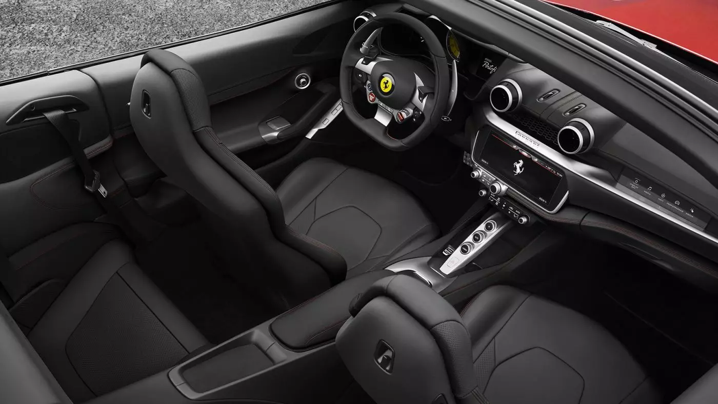 Interior sa Ferrari Portofino