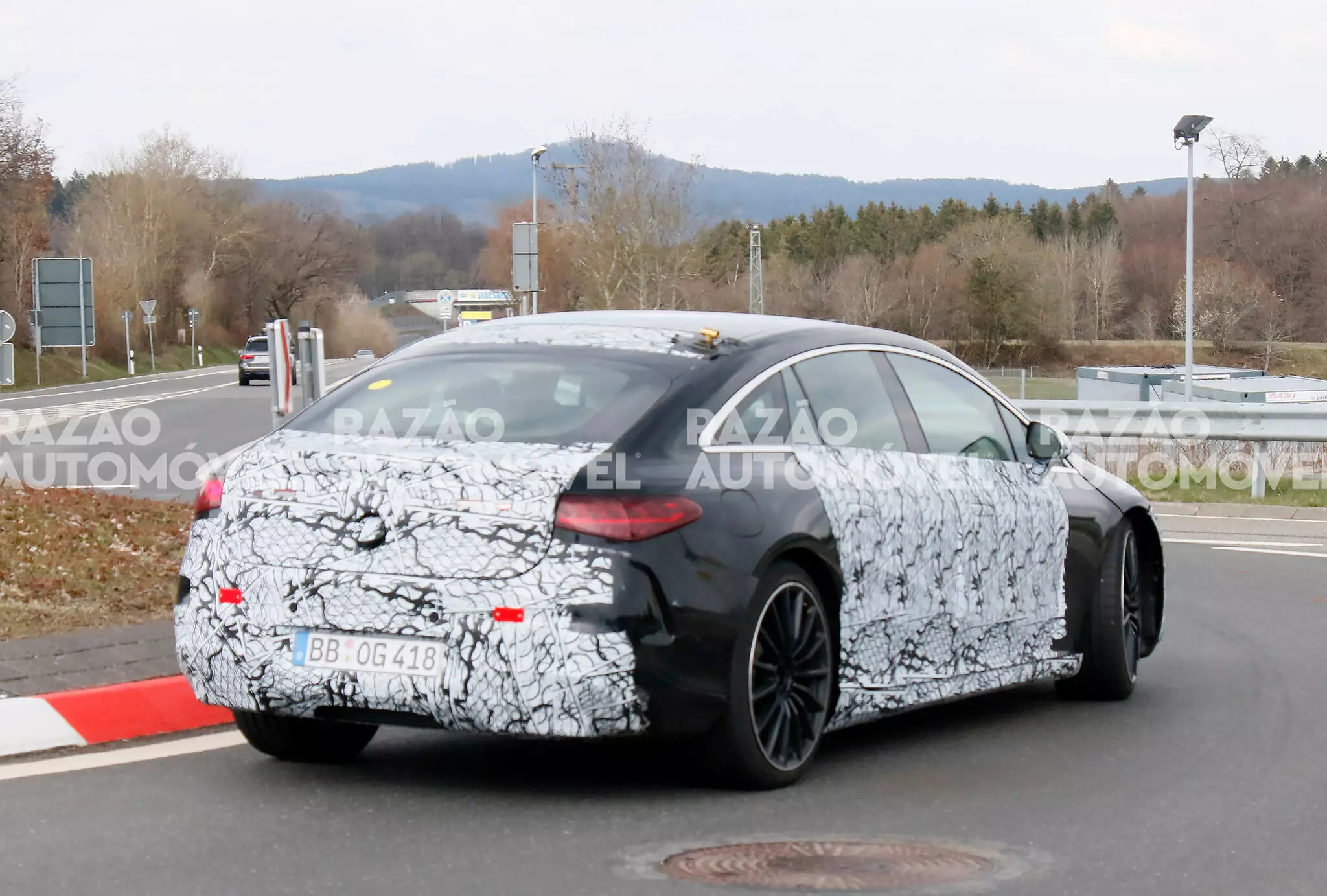 Mercedes-AMG EQS spy photos