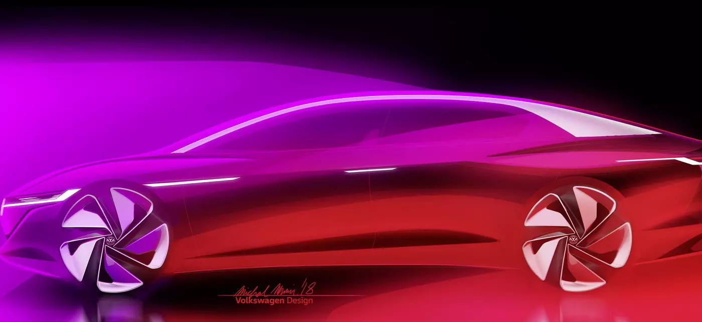 Teaser Volkswagen ID Vizzion Concept