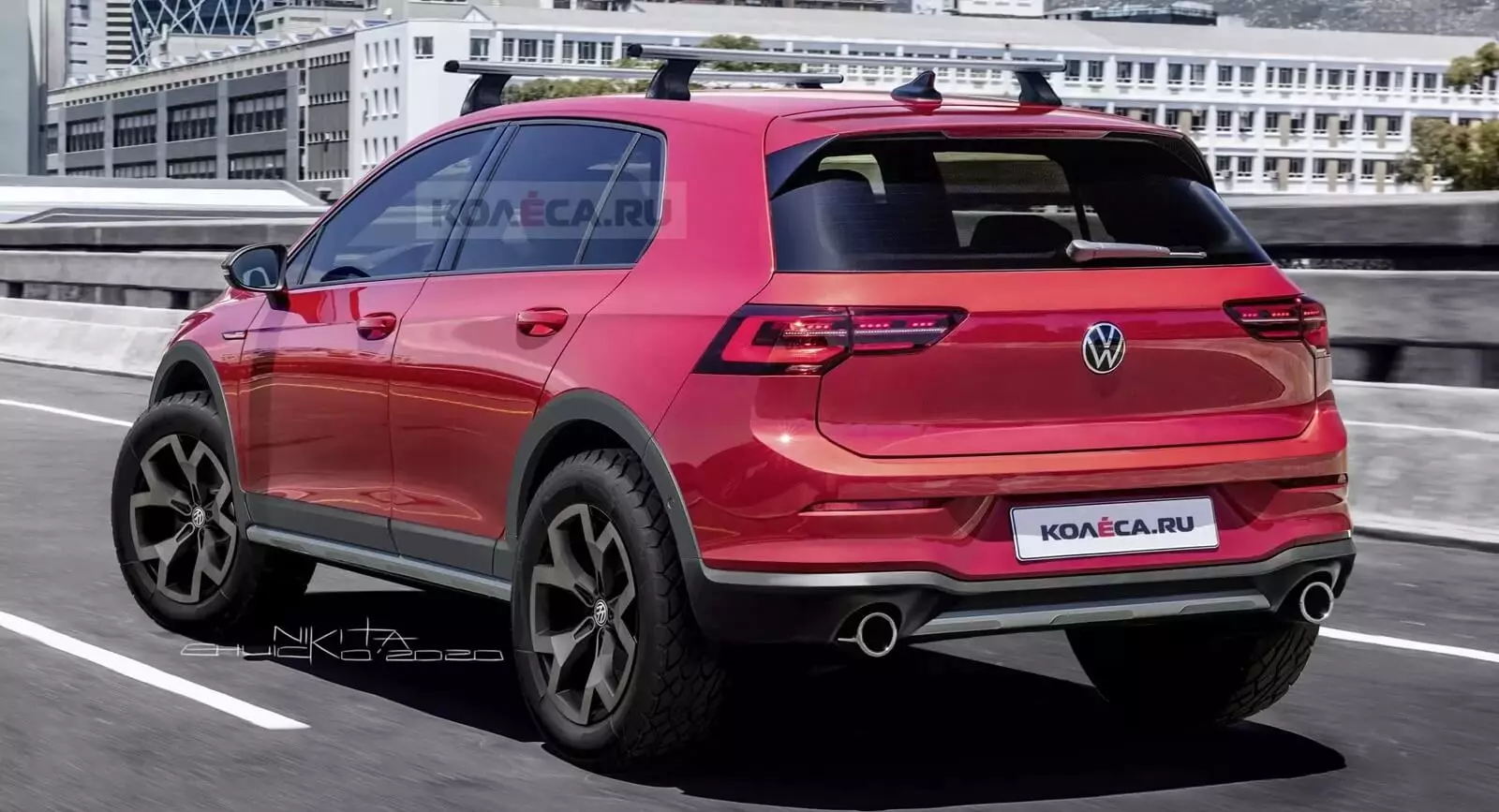 Volkswagen Golf Country Render