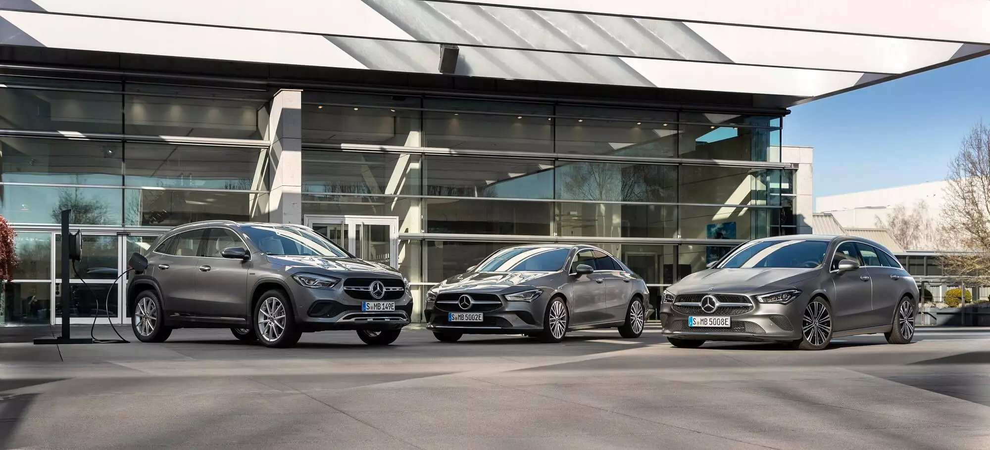 Mercedes-Benz GLA, CLA Coupé va CLA Shooting Tormoz plagini gibridlari