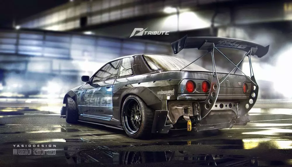 „Nissan Skyline GT-R R32“.