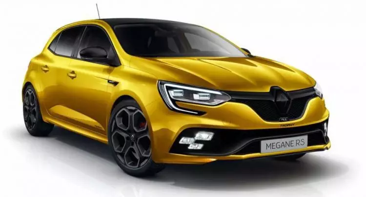 renault megane rs - პროექცია