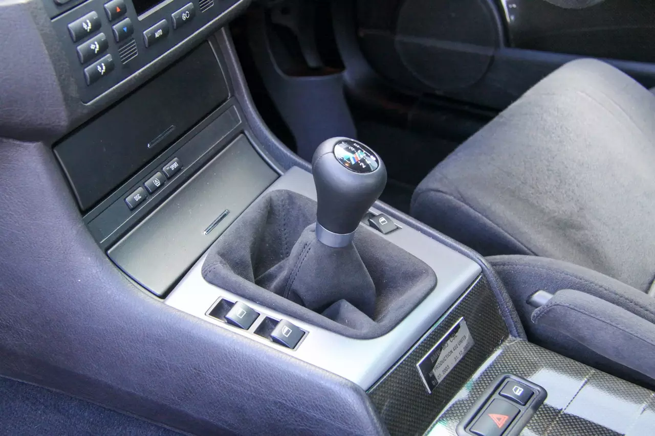 BMW M3 CSL manual gearbox