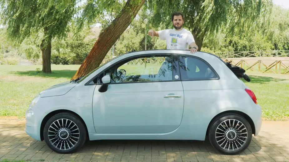 Fiat 500C Hybrid (2020). Jetzt ist es "mild-hybrid", spielt das eine Rolle?