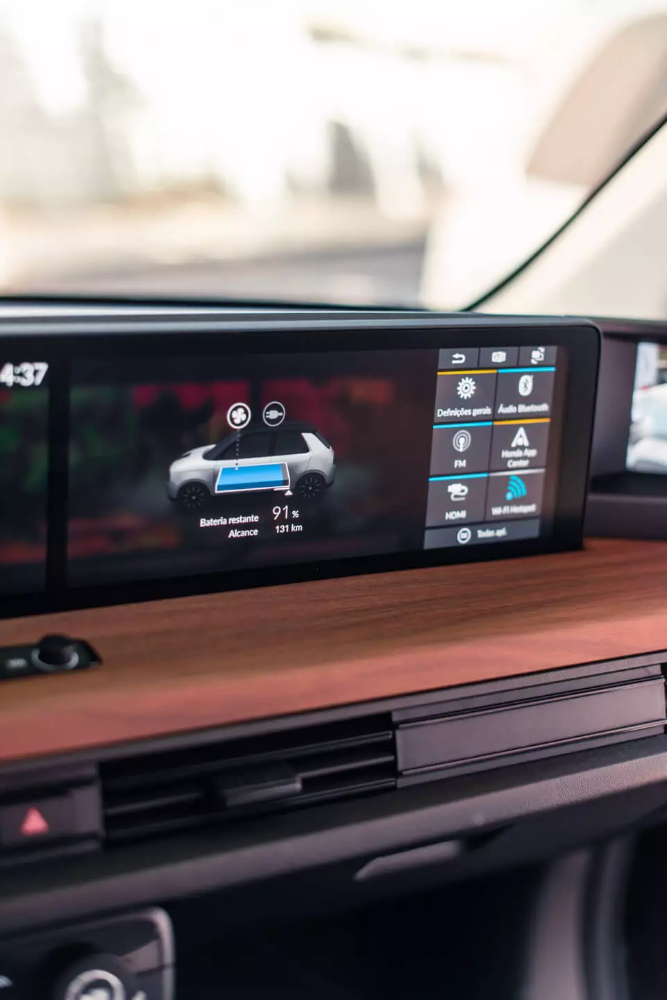 infotainment system screen