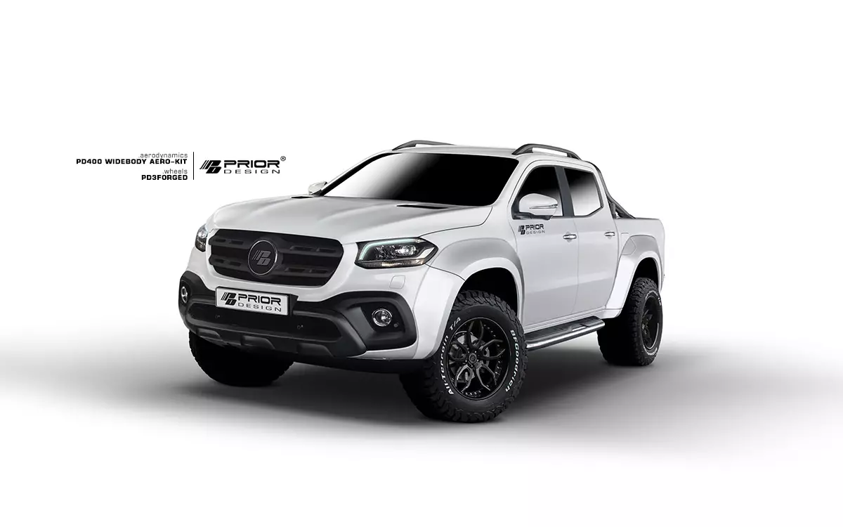 Mercedes-Benz X-Class, முன் வடிவமைப்பு PD400WB