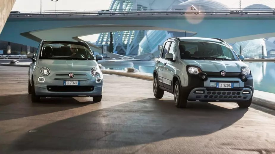 Fiat elektrifizéiert 500 a Panda mat neie mild-hybrid Versiounen