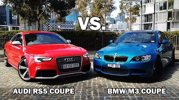 بېلەت تاشلايلى: ئاۋدى RS5 Coupé vs BMW M3 Coupé