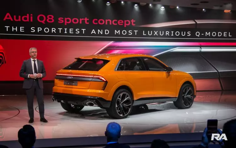 Audi Q8 Concept SUVek hîbrid e ku hêza wê 476 hp e 16403_1