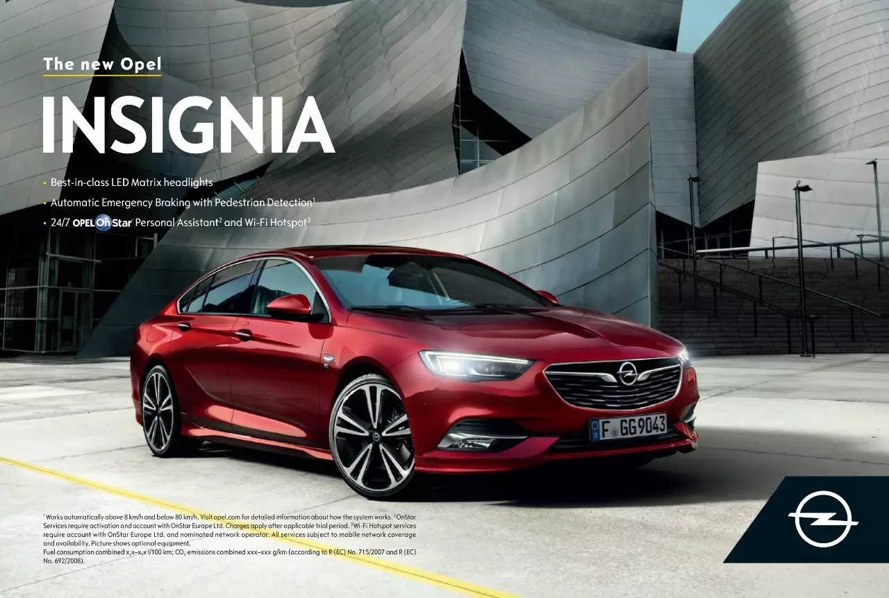 Opel Insignia kampanja z novim logotipom in podpisom znamke