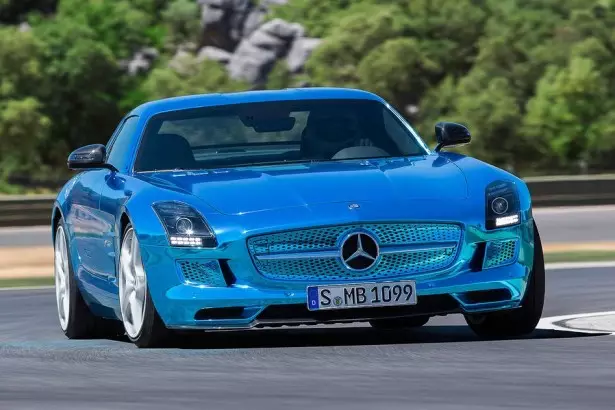 Mercedes SLS AMG Coupé Electric Drive 2013 vil blive afsløret i Paris 16774_1