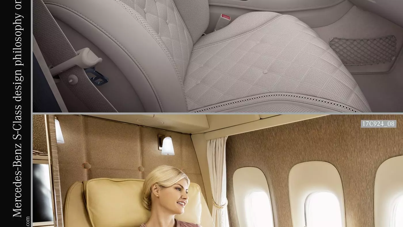 Comparación de interiores: Mercedes-Benz S-Class e Emirates Boeing 777 First-Class Suite