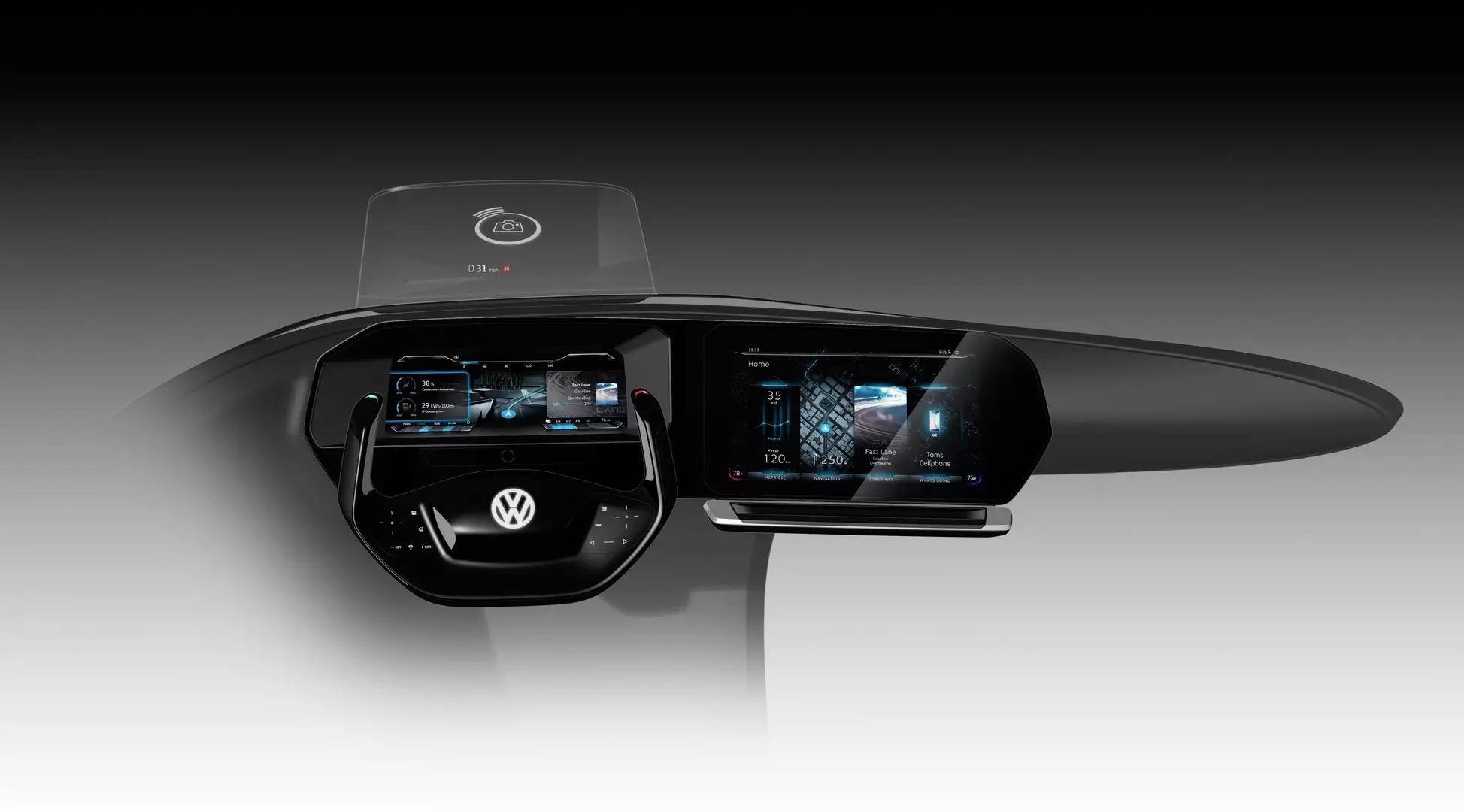 Volkswagen Digitale Cockpit CES 2017