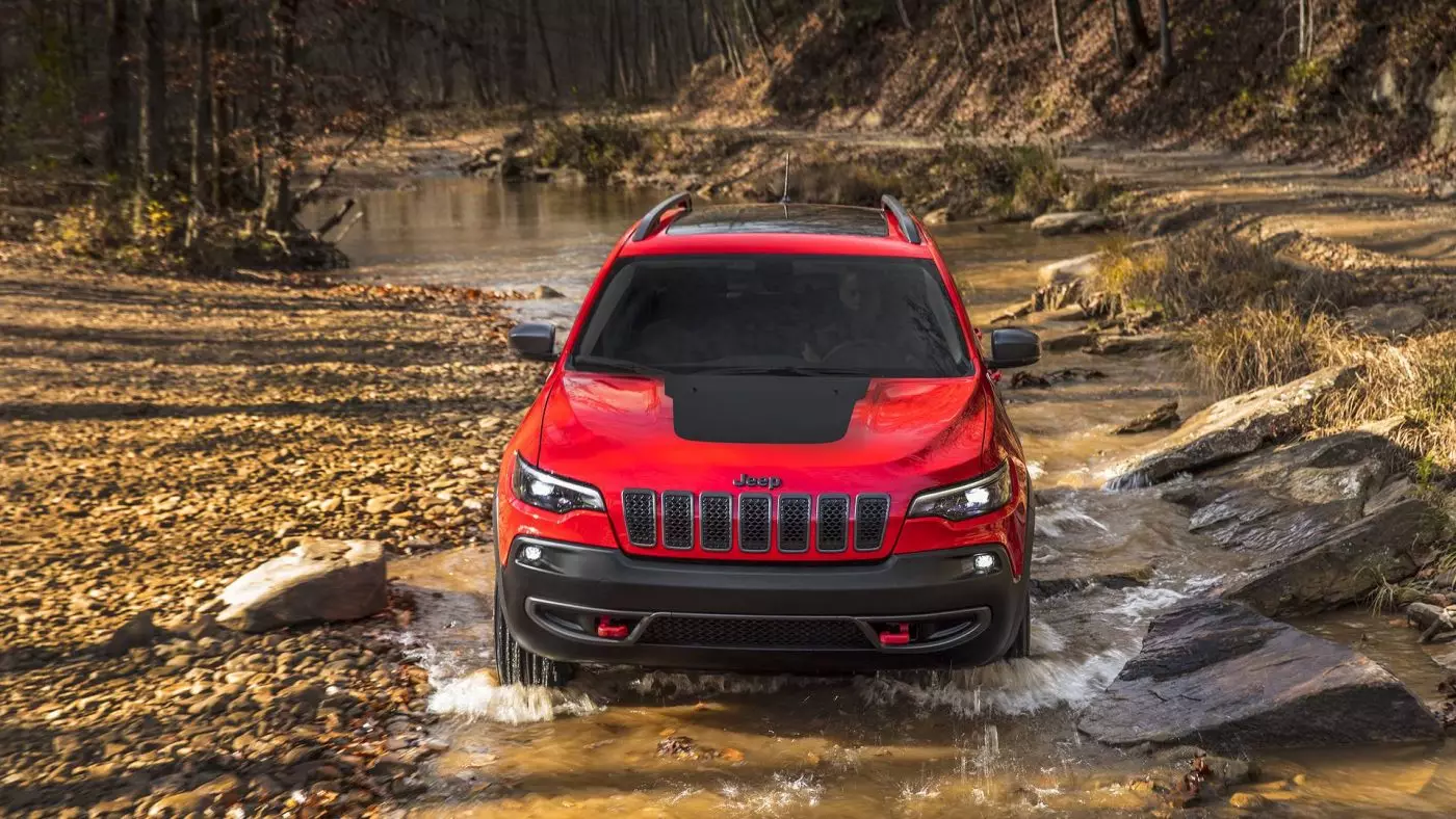 cherokee trailhawk ජීප් රථය