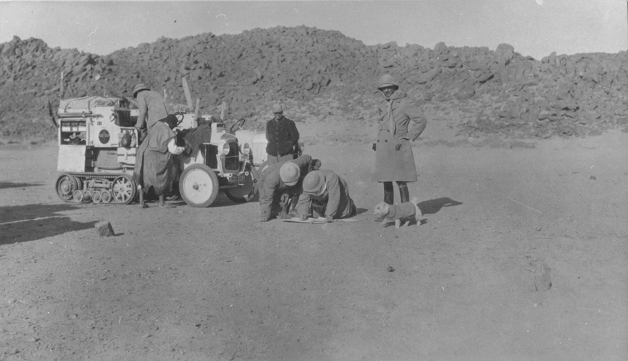 Citroen cruzando el Sahara