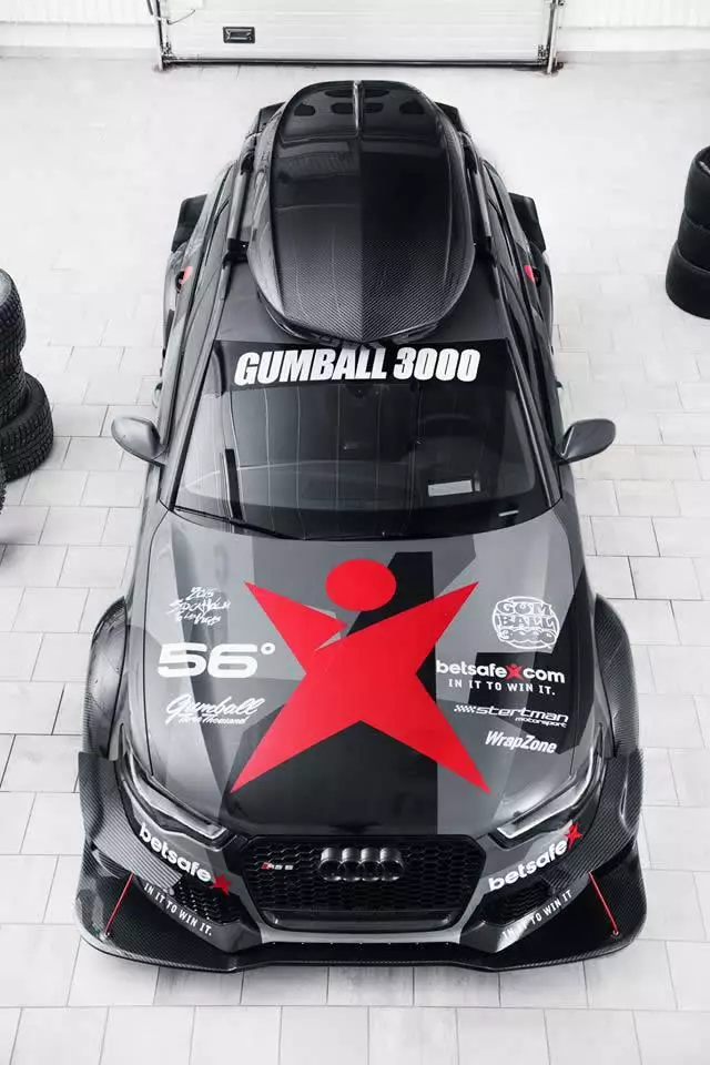 Audi RS6 DTM: איינער פון די בעאַסץ פון די ווייַטער Gumball 3000 17709_2