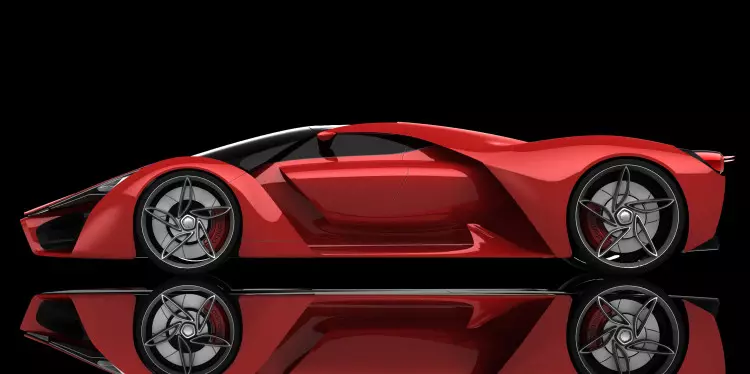 Konsep desain Ferrari F80