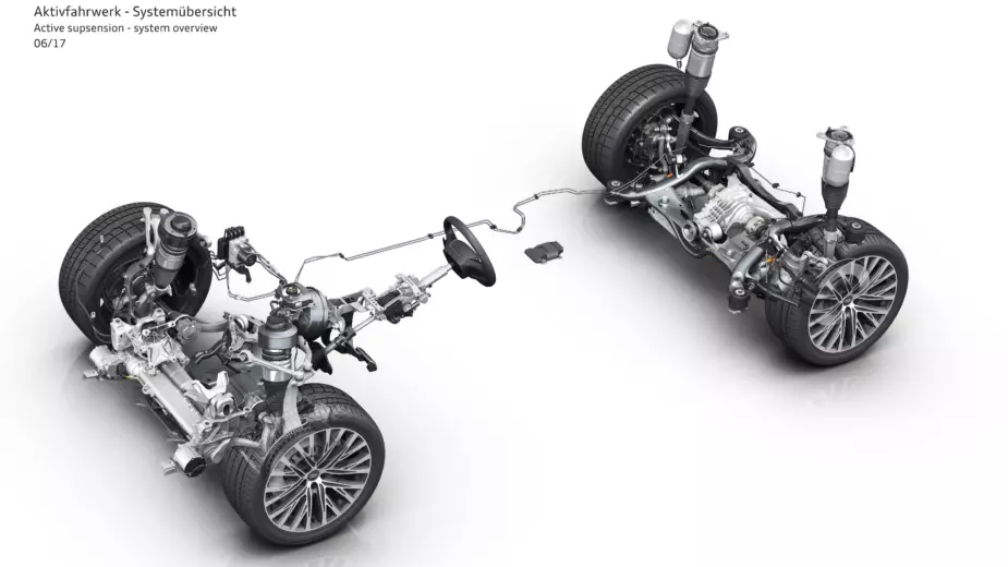 Elektrikli motorlar yeni Audi A8'in süspansiyonlarına ulaştı