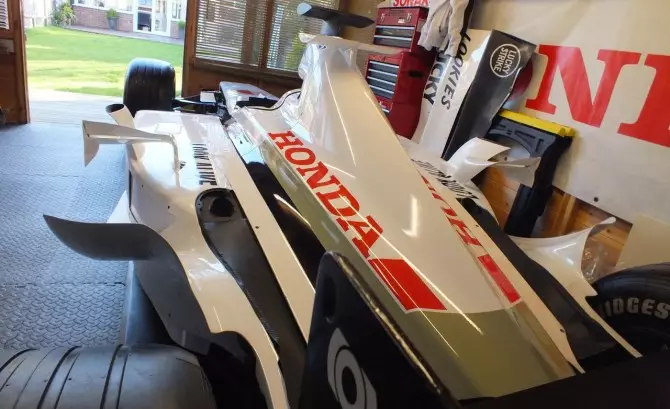 English F1 car