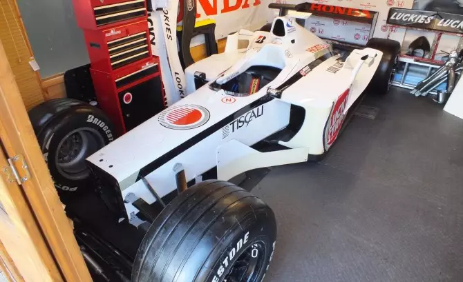 English F1 car