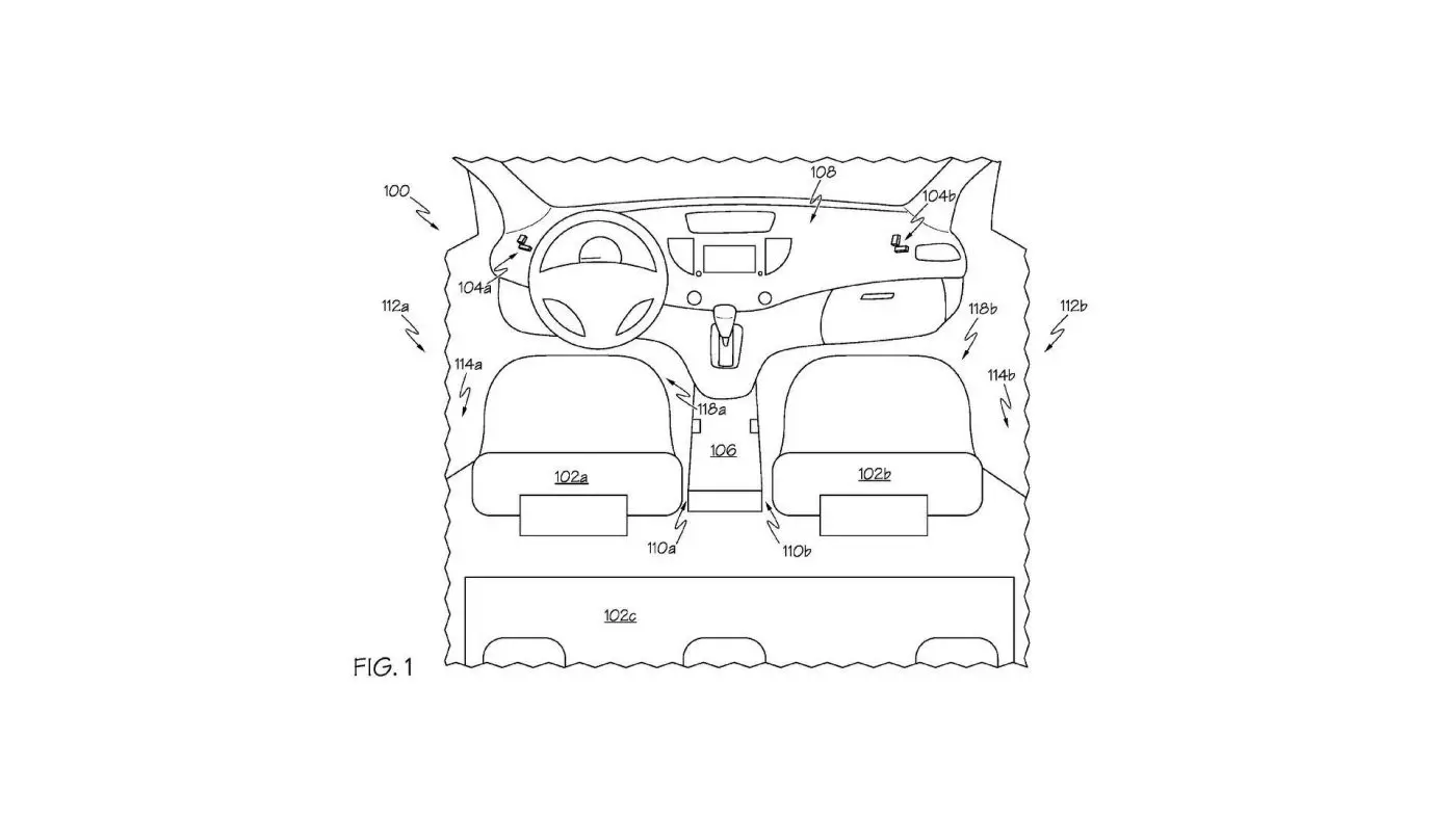 Patente de Toyota - Sistema para recuperar objetos que caen entre el asiento y la consola central