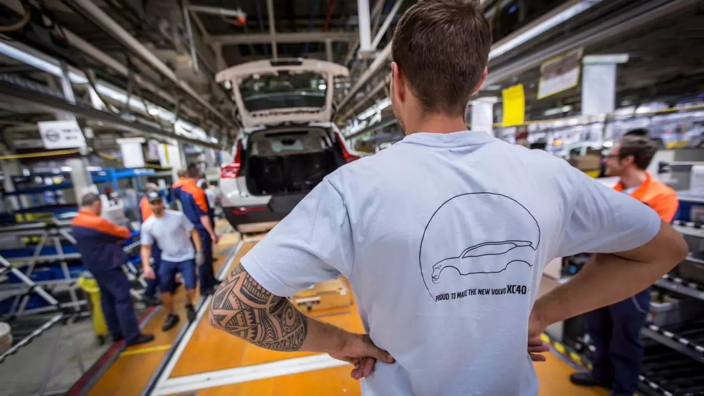 Volvo XC40 Belġju produzzjoni