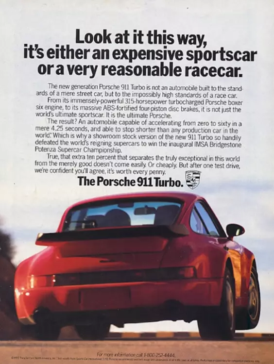 vintage Porsche advertisement 3