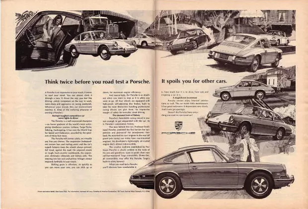 vintage Porsche 15 advert