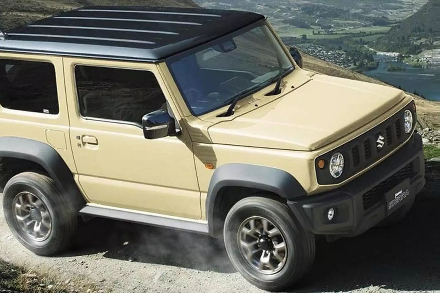 Suzuki Jimny. Zithunzi zoyamba zovomerezeka zimatsimikizira TT yeniyeni 19485_2