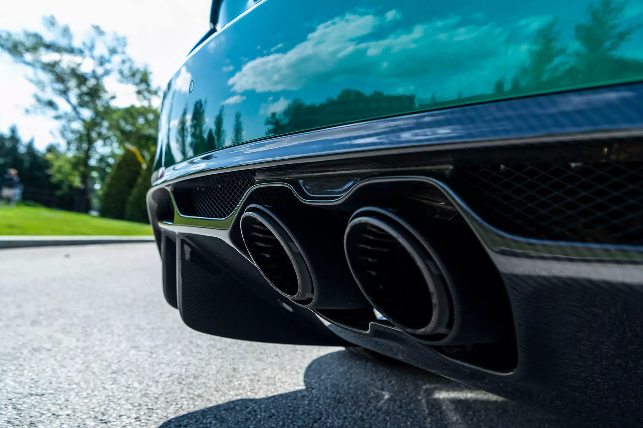 Giulia GTAm exhaust outlets