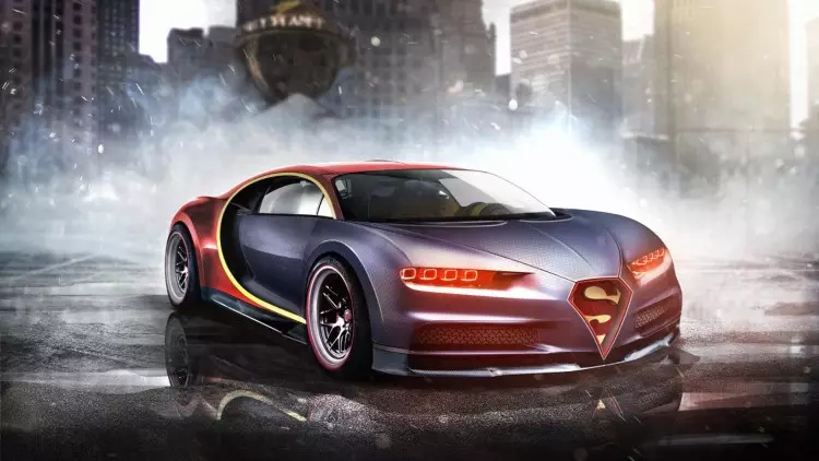 superman - bugatti chiron