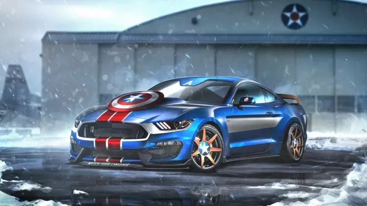 Ford Mustang - Captain America