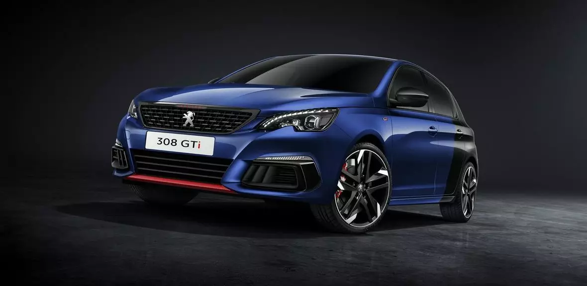 Adnewyddwyd Peugeot 308 GTi. Steilio chwaraeon a 270 marchnerth 20254_1