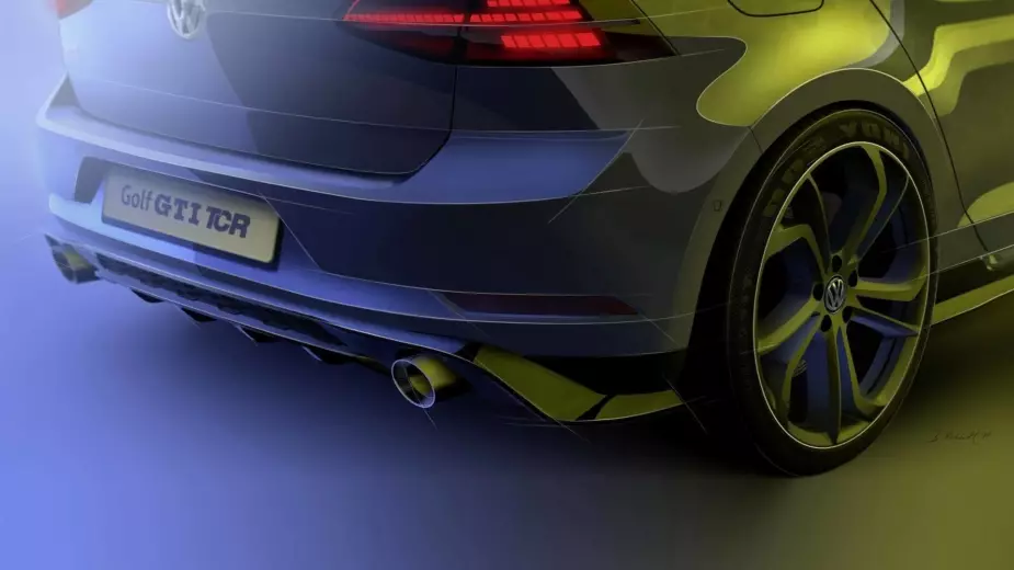 Volkswagen Golf GTI TCR Road Teaser 2018